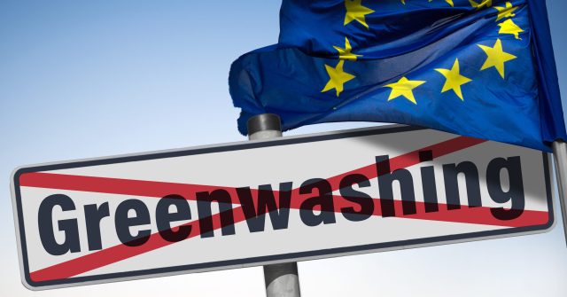 Nein zum Greenwashing in der EU.