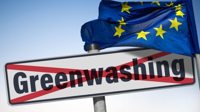 Nein zum Greenwashing in der EU.