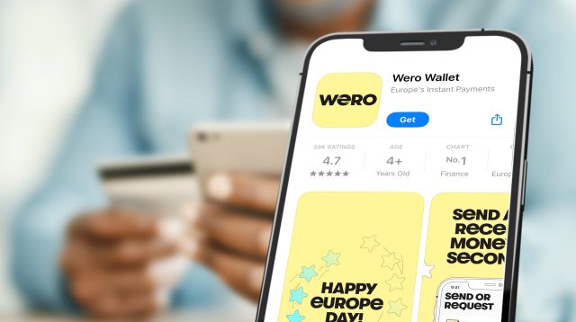 Die App von Wero.