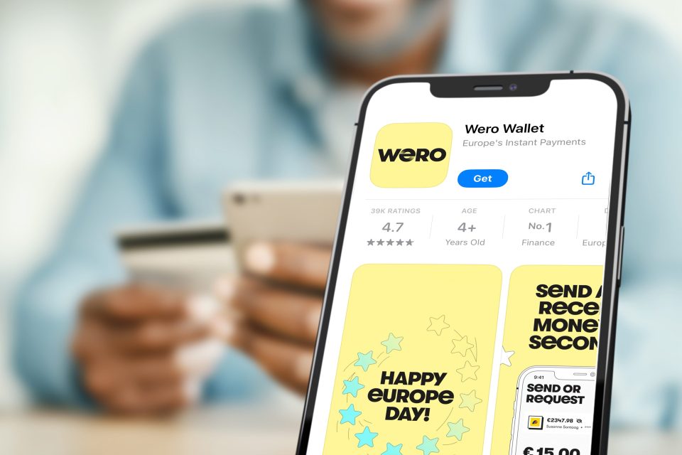 Die App von Wero.