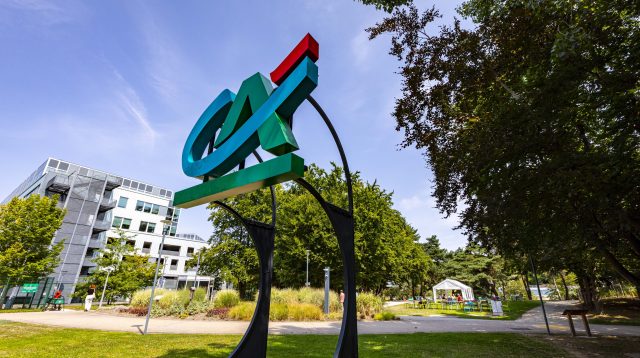 Das Logo der Crédit Agricole.