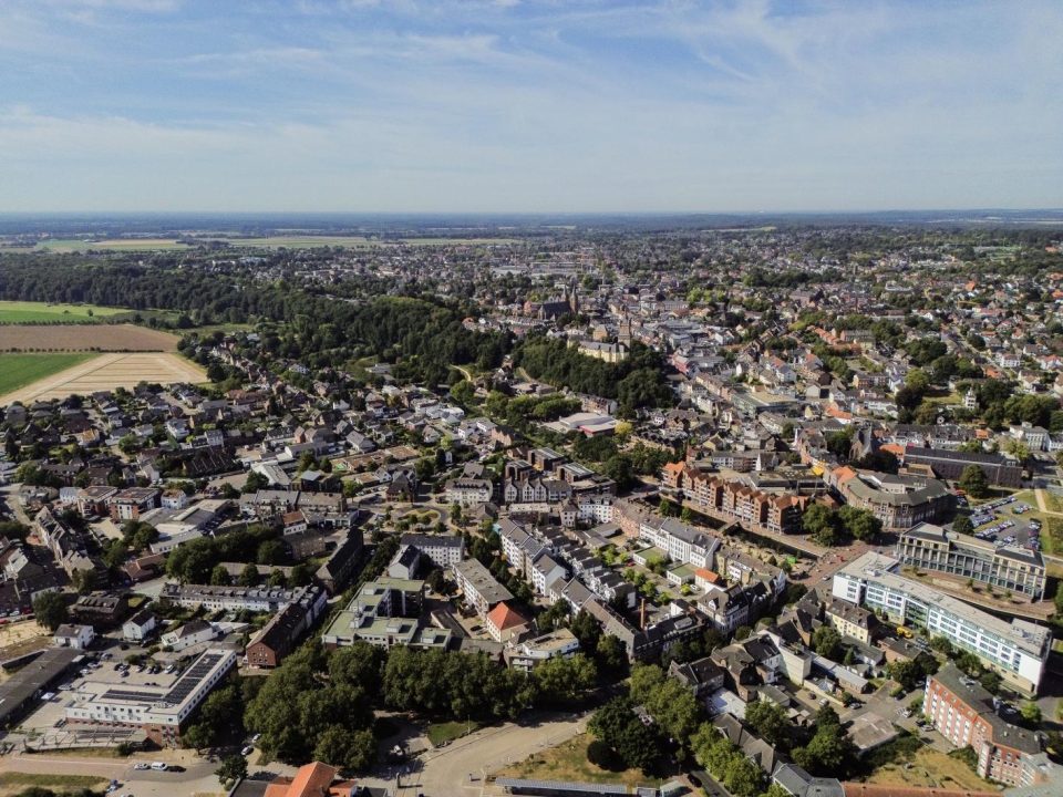 Die Innenstadt von Kleve.