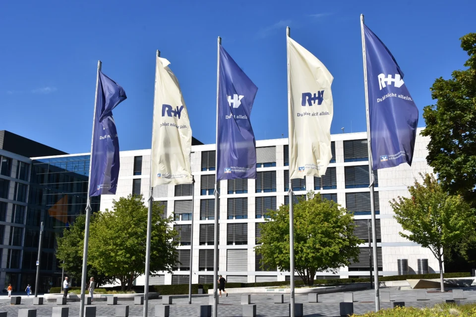 Zentrale der R+V in Wiesbaden.