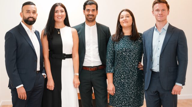 v.l.n.r.: Helmand Nadi, Ada Guliyeva, Oliver Islam, Ferechta Paiwand, Bengt Petersen