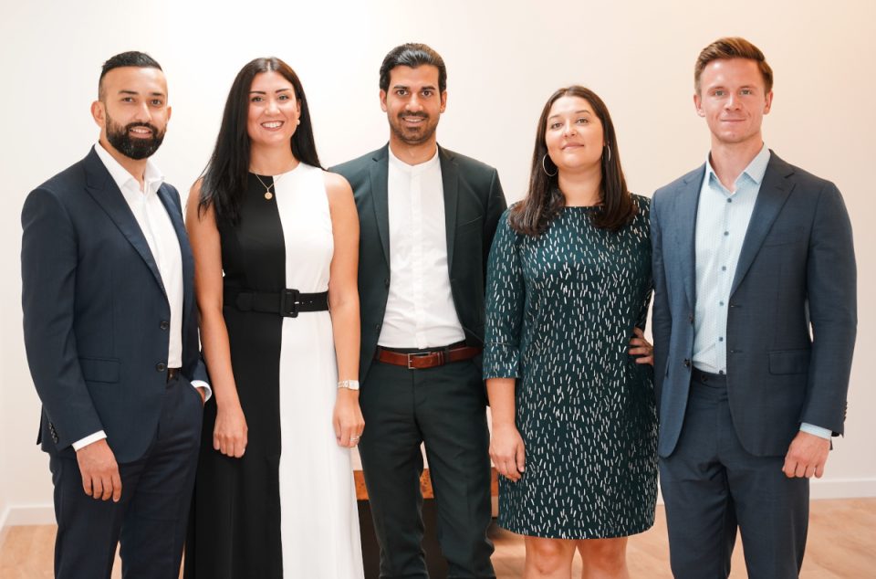 v.l.n.r.: Helmand Nadi, Ada Guliyeva, Oliver Islam, Ferechta Paiwand, Bengt Petersen