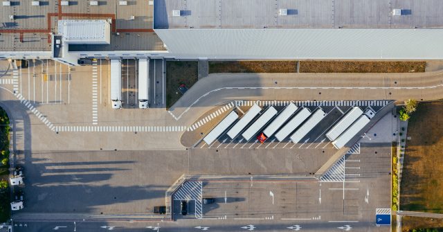 Distributionszentrum einer Logistikfirma